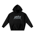 "Large Noisy Logo" — Oversize Fleeced Hoodie