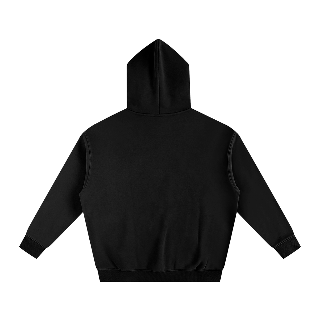 "Large Noisy Logo" — Oversize Fleeced Hoodie