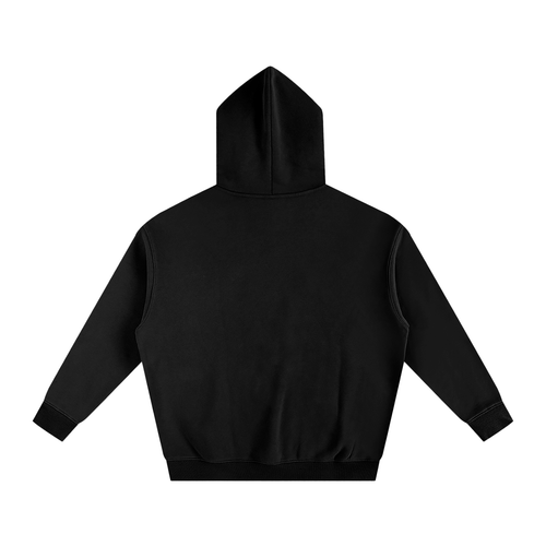 "Large Noisy Logo" — Oversize Fleeced Hoodie